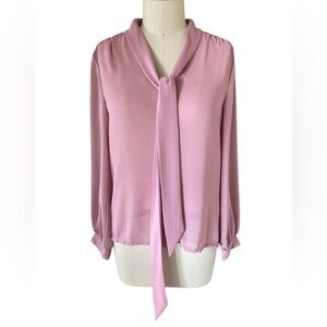 Vintage TJ Thermo Jac Elegant Pink Women's Blouse, Size 11-12